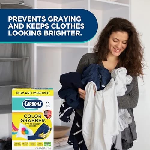 Carbona Color Grabber Sheets 30 Count | Prevents Color Runs & Bleeding in Laundry thumbnail 7