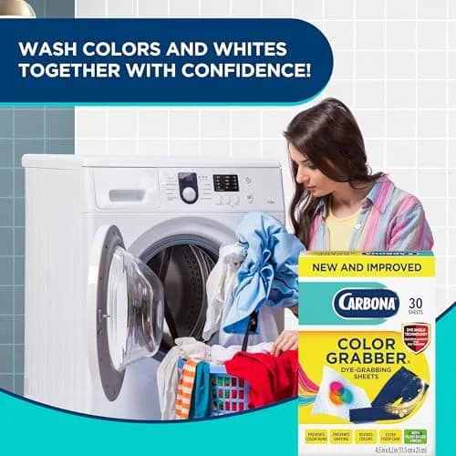 Carbona Color Grabber Sheets 30 Count | Prevents Color Runs & Bleeding in Laundry thumbnail 3