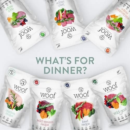The New Zealand Natural Pet Food Co. WOOF Wild Venison Freeze Dried Dog Food, 9.9oz | Novel Protein for Sensitive Dogs thumbnail 8