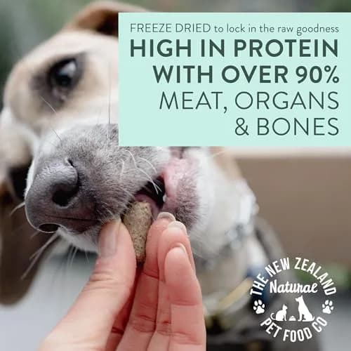The New Zealand Natural Pet Food Co. WOOF Wild Venison Freeze Dried Dog Food, 9.9oz | Novel Protein for Sensitive Dogs thumbnail 4
