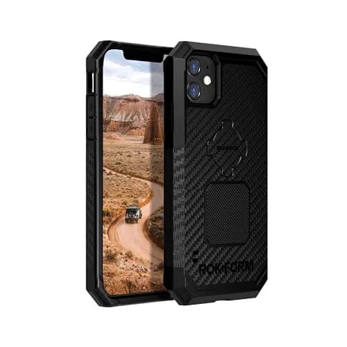 Rokform Rugged Series iPhone 11 Case with RokLock Twist Lock & Magnetic Mount - Black thumbnail 1