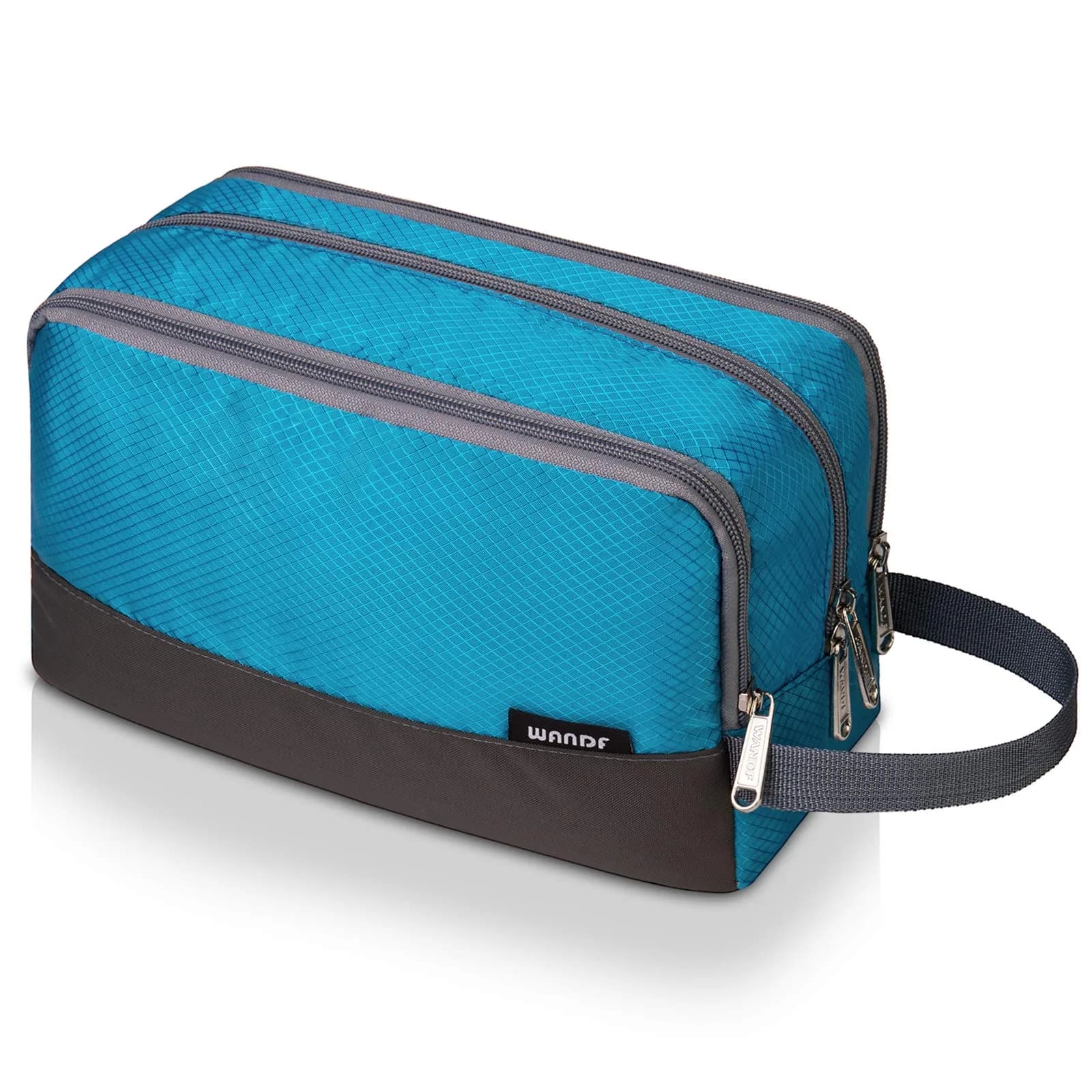 WANDF Travel Toiletry Bag for Men, Small Dopp Kit | 25cm x 12cm x 5cm (9.5" x 4.7" x 5.9") - main product image