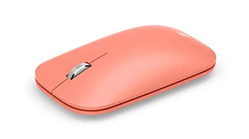 Microsoft Mobile Mouse - Peach. Comfortable Right/Left Hand Use with Metal Scroll Wheel, Wireless, Bluetooth for PC/Laptop/Desktop, works with Mac/Windows 8/10/11 Computers thumbnail 1