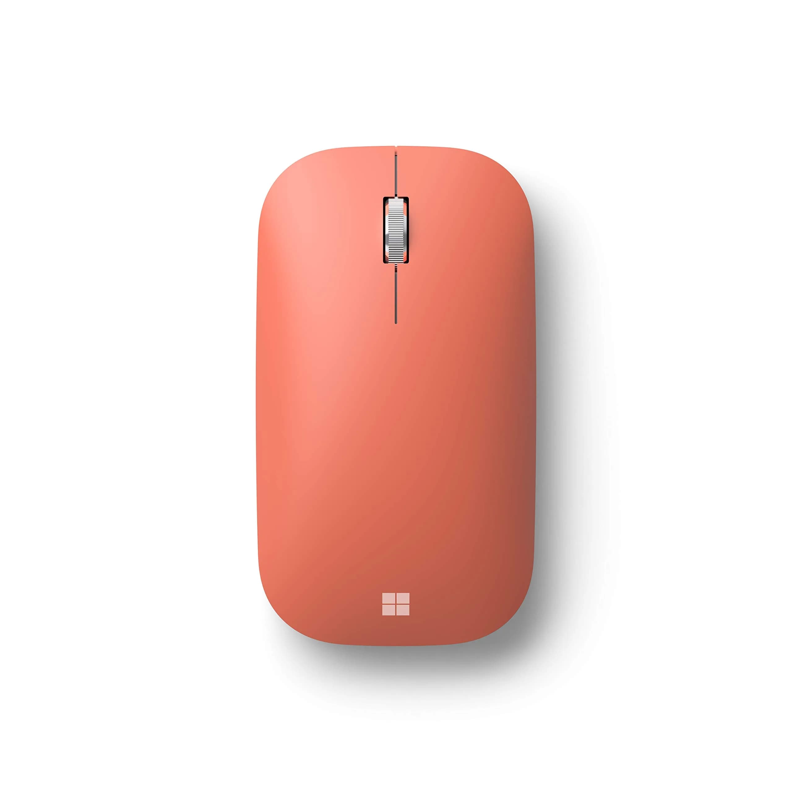 Microsoft Mobile Mouse - Peach. Comfortable Right/Left Hand Use with Metal Scroll Wheel, Wireless, Bluetooth for PC/Laptop/Desktop, works with Mac/Windows 8/10/11 Computers - view 2