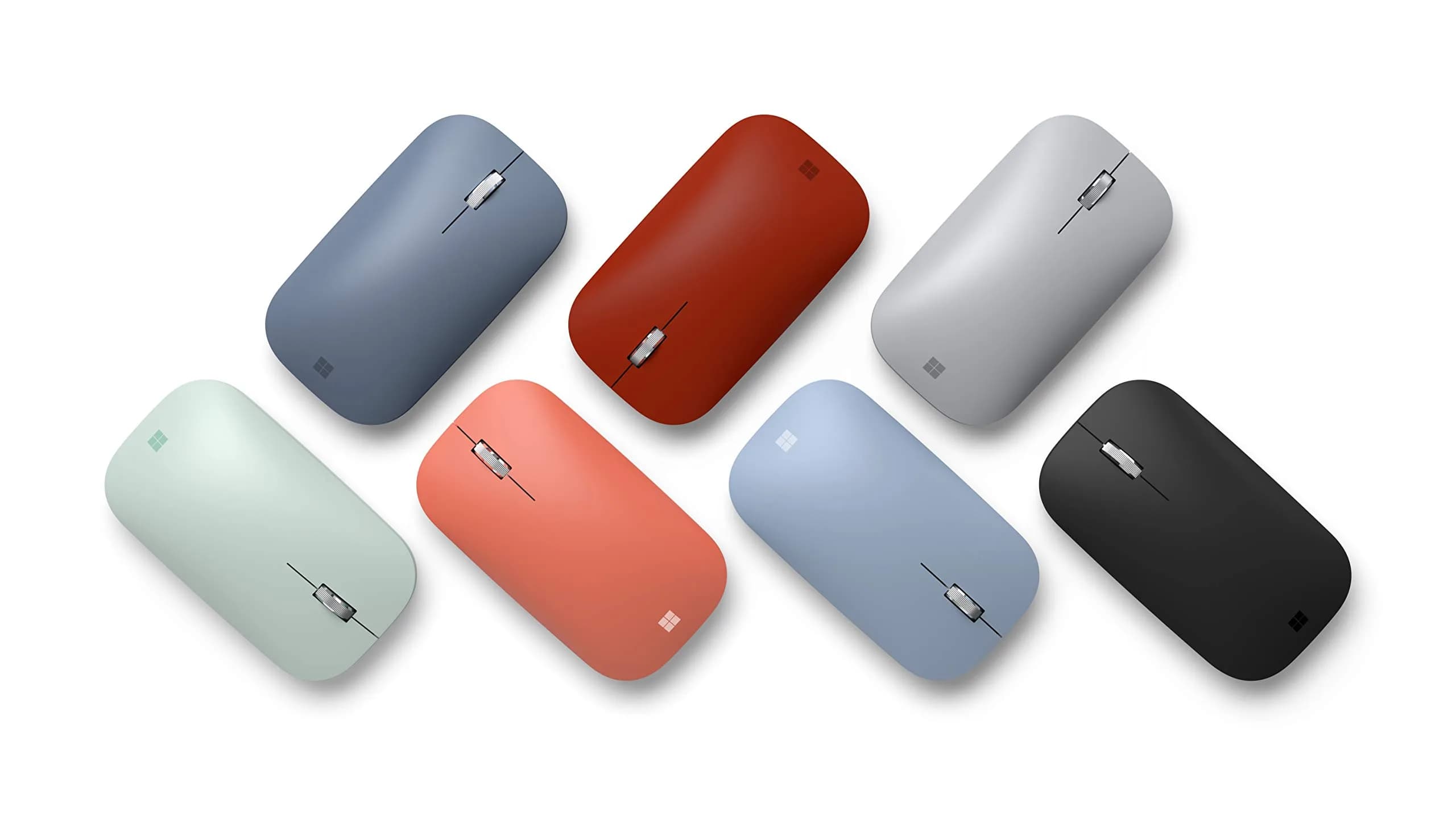 Microsoft Mobile Mouse - Peach. Comfortable Right/Left Hand Use with Metal Scroll Wheel, Wireless, Bluetooth for PC/Laptop/Desktop, works with Mac/Windows 8/10/11 Computers - view 3