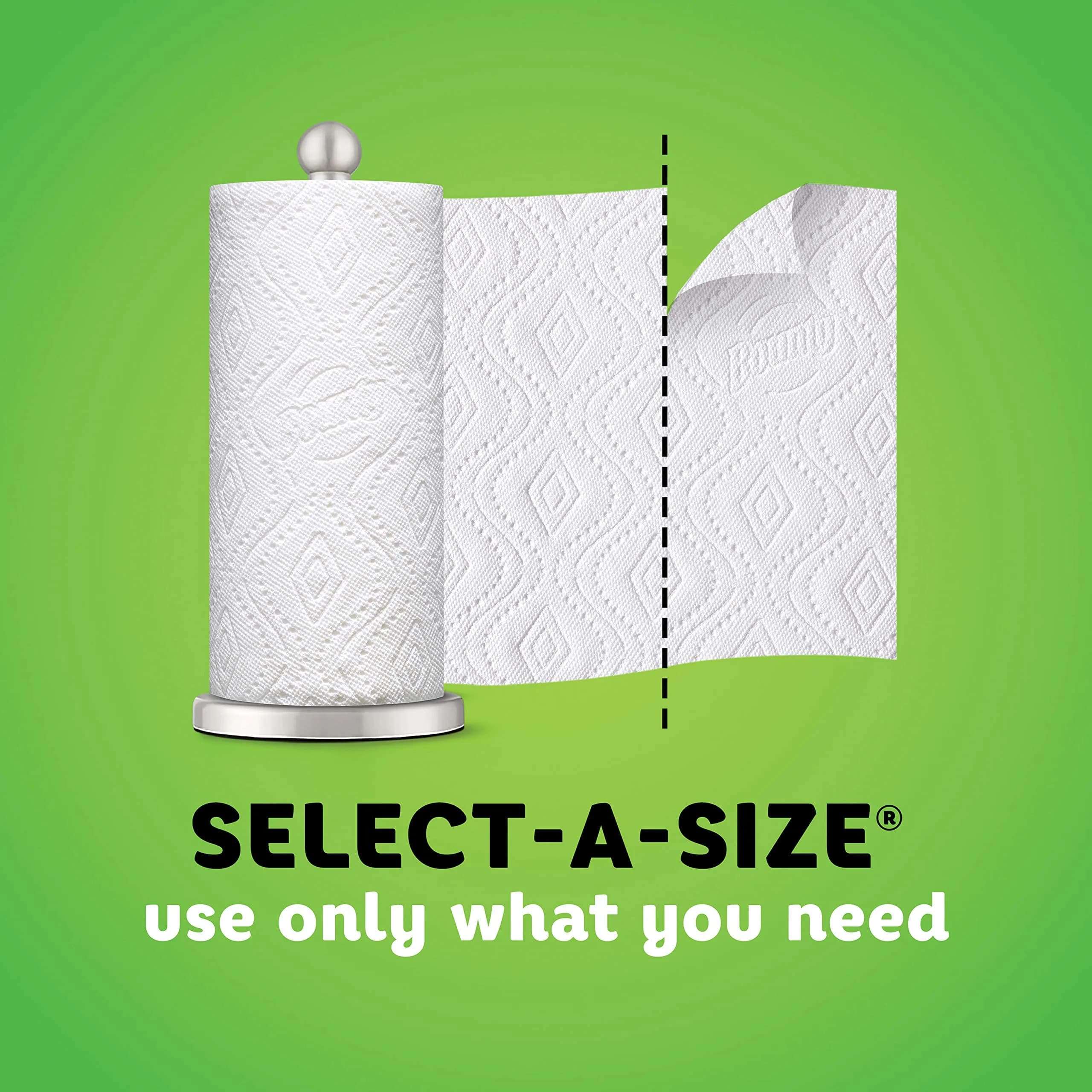 Bounty Select-A-Size Paper Towels, 1992 Count | 2-Ply Absorbent Kitchen Rolls - view 4