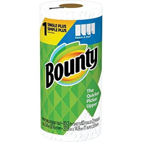 Bounty Select-A-Size Paper Towels, 1992 Count | 2-Ply Absorbent Kitchen Rolls thumbnail 2