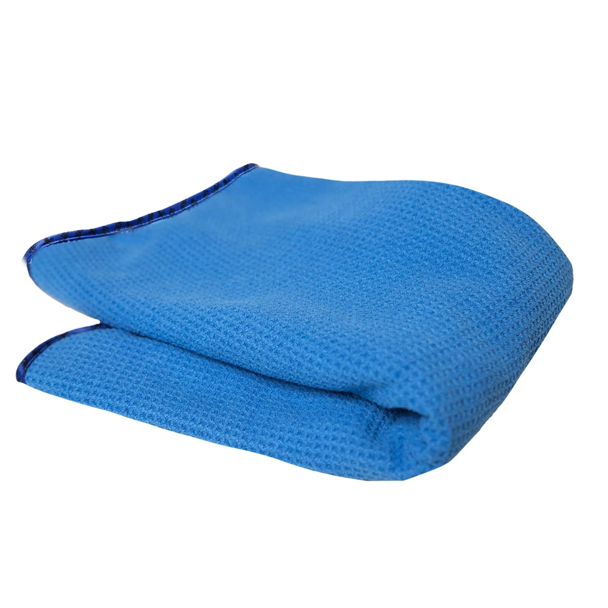 Chemical Guys Waffle Weave Glass Microfiber Towel, Blue, 61 x 41 cm (24 x 16 Inch) | Streak-Free Glass Cleaning — Blue