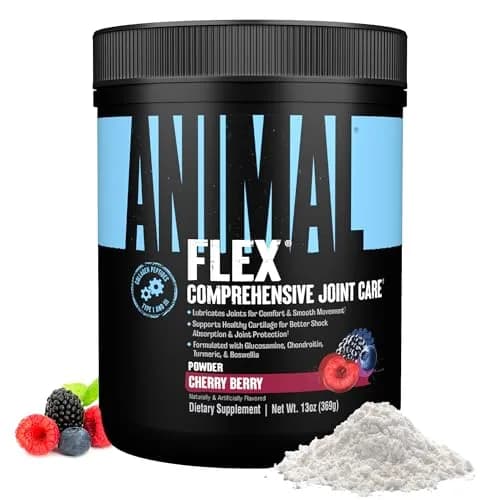 Animal Flex Joint Support Supplement Powder Cherry Berry 348g (13 oz) | Glucosamine & Chondroitin for Joint Health thumbnail 1