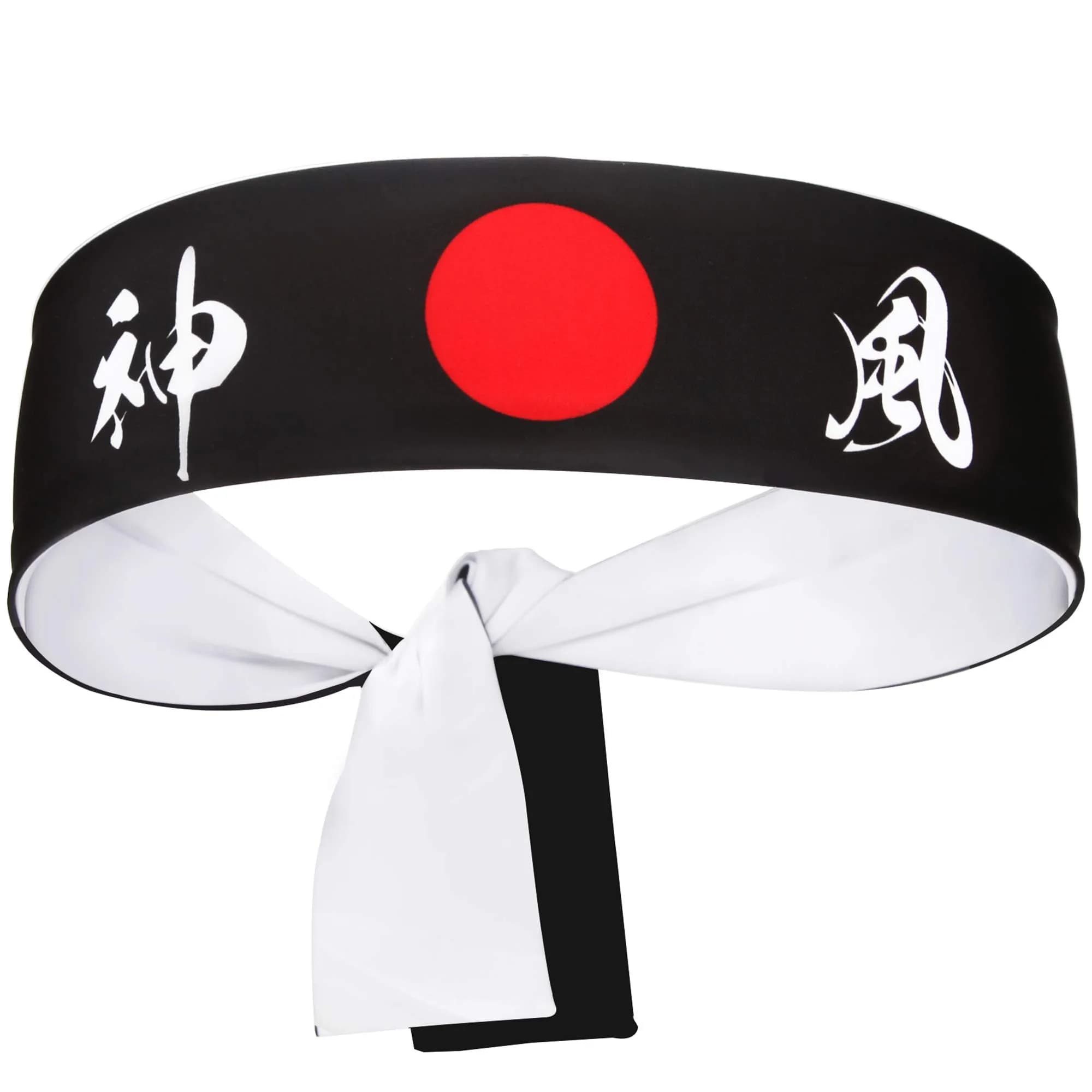 5Chaos Japanese Headband Hachimaki for Karate Cosplay Kitchen Chef | Reversible, Breathable, 38" Sweatband