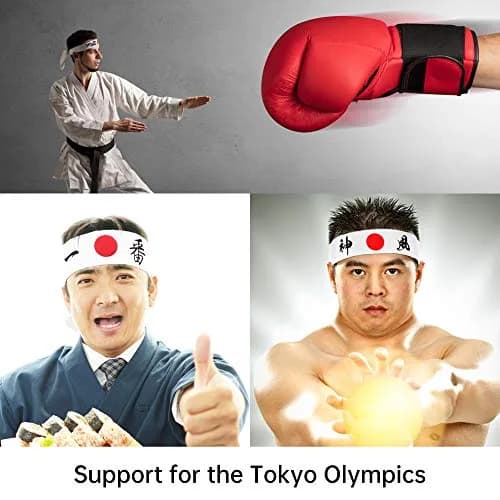 5Chaos Japanese Headband Hachimaki for Karate Cosplay Kitchen Chef | Reversible, Breathable, 38" Sweatband thumbnail 5