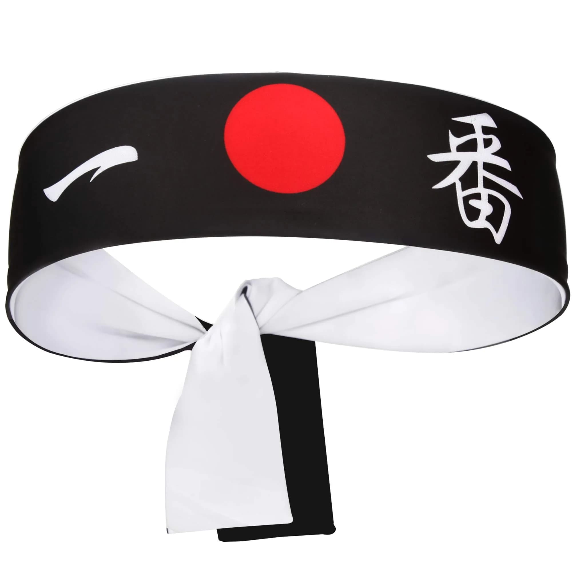 5Chaos Sushi Headband Japanese Hachimaki for Karate Cosplay Kitchen Chef | Reversible, Breathable, 38" Length — Ichiban / First