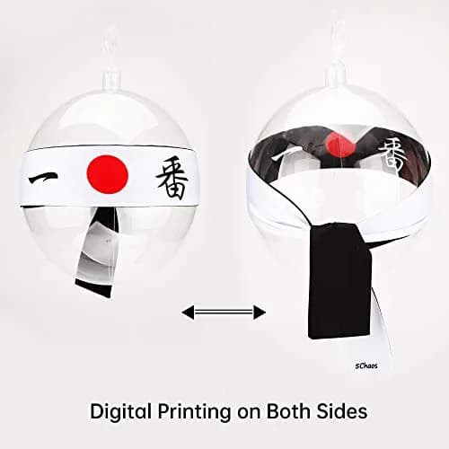 5Chaos Sushi Headband Japanese Hachimaki for Karate Cosplay Kitchen Chef | Reversible, Breathable, 38" Length thumbnail 2