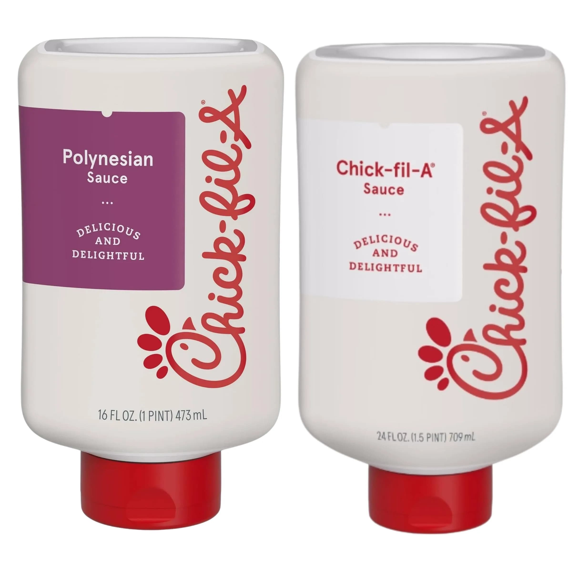 Chick-Fil-A Sauce Bundle 16oz | Includes Chick-fil-A & Polynesian Sauces