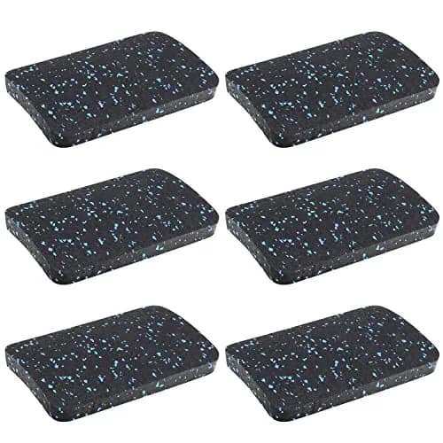 BestXD Rubber Exercise Equipment Mat Pads, 6-Pack | Anti-Vibration Support for Home Gym (70-120 chars) thumbnail 4