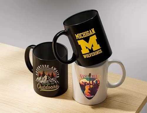 R and R Imports Northwestern University Wildcats Black Ceramic Coffee Mug | 8 oz, Collegiate Licensed thumbnail 6