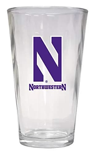 R and R Imports Northwestern University Wildcats 16 oz Pint Glass | Officially Licensed College Fanware thumbnail 1