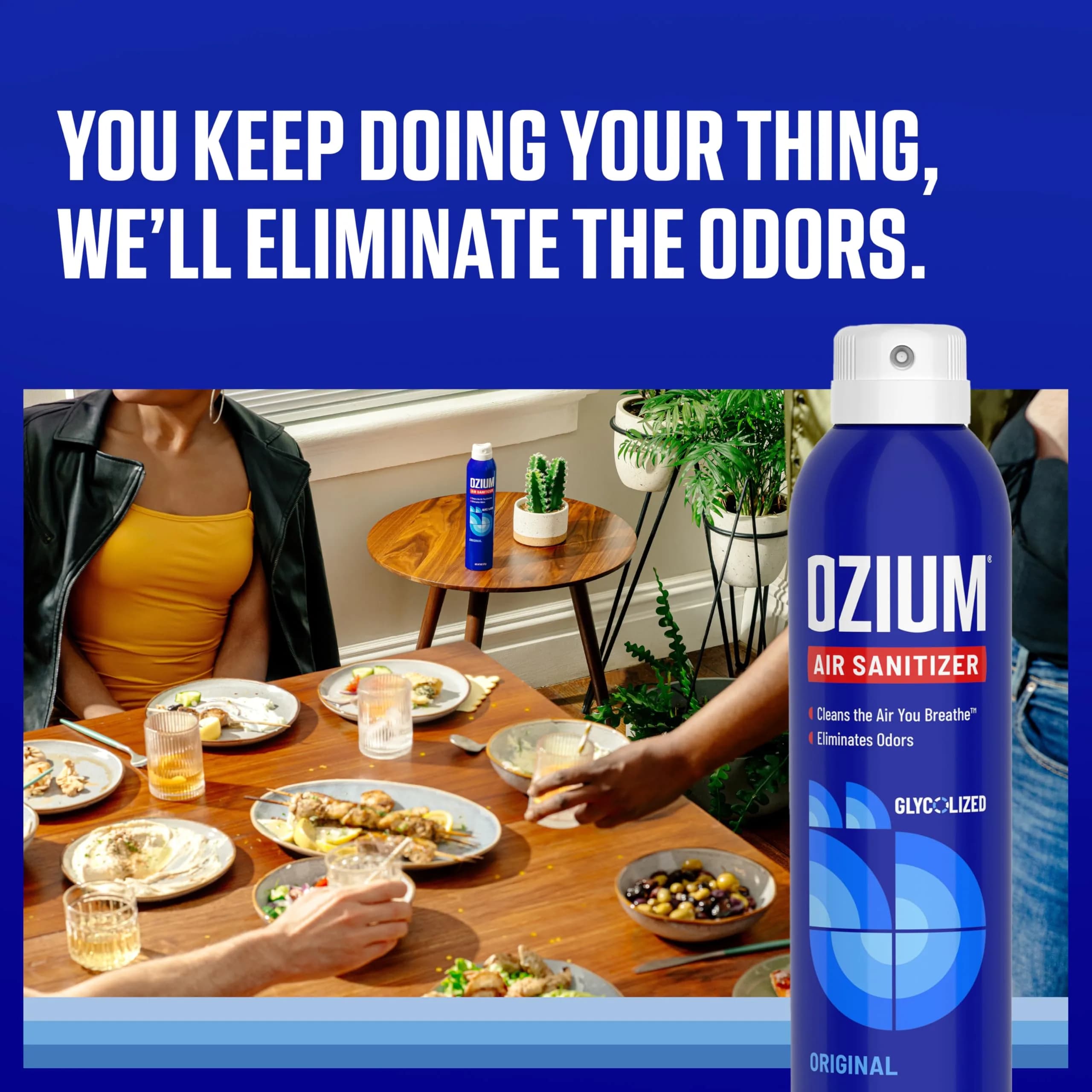 Ozium Original Scent Air Sanitizer Spray, 8 Ounce (Pack of 3) | Eliminates Odors, Reduces Bacteria - view 2