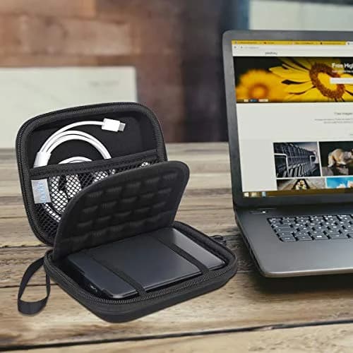 Lacdo Hard Drive Case for WD Elements/My Passport/Seagate Portable HDD 14.2cm (5.6 inches) | Protects Drives from Water & Shocks thumbnail 7