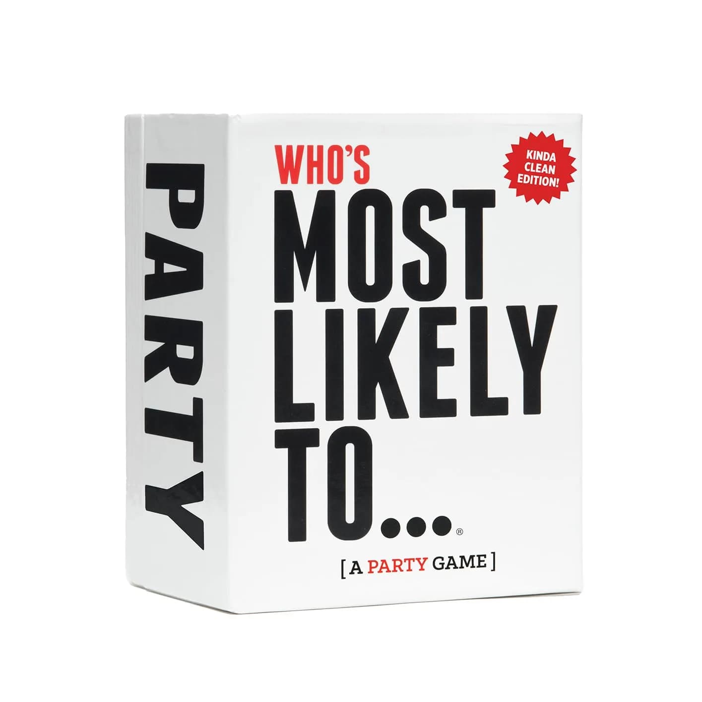 DSS Games Who's Most Likely To... Kinda Clean Edition | Family Card Game | Ages 14+ — Ages 14+, Family Edition