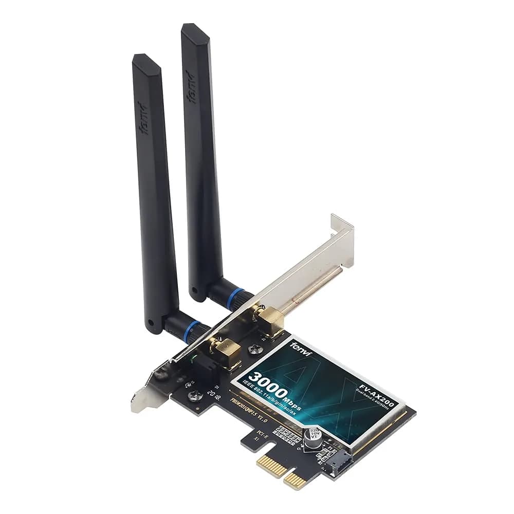 FENVI AX3000 WiFi 6 PCIe Card with Bluetooth 5.2, 3000Mbps Dual Band 802.11ax Network Adapter | MU-MIMO Gigabit WLAN for PC - main product image