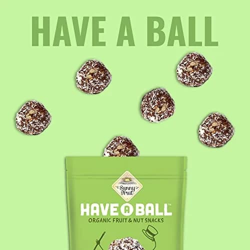 Sunny Fruit 100% RAW Fruit & Nut Snacks, Apricot, Cacao Nibs & Hazelnut, 6-Pack (9 Balls Per Bag) | No Sugar Added | Healthy, Convenient, On-the-Go Energy Balls | ORGANIC, VEGAN, GLUTEN-FREE, KOSHER thumbnail 6