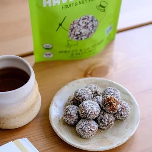 Sunny Fruit 100% RAW Fruit & Nut Snacks, Apricot, Cacao Nibs & Hazelnut, 6-Pack (9 Balls Per Bag) | No Sugar Added | Healthy, Convenient, On-the-Go Energy Balls | ORGANIC, VEGAN, GLUTEN-FREE, KOSHER thumbnail 3