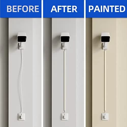 Delamu Beige Mini Cord Hider Raceway 3.6m (11.8ft) | Paintable Cable Cover for Single Wire thumbnail 5