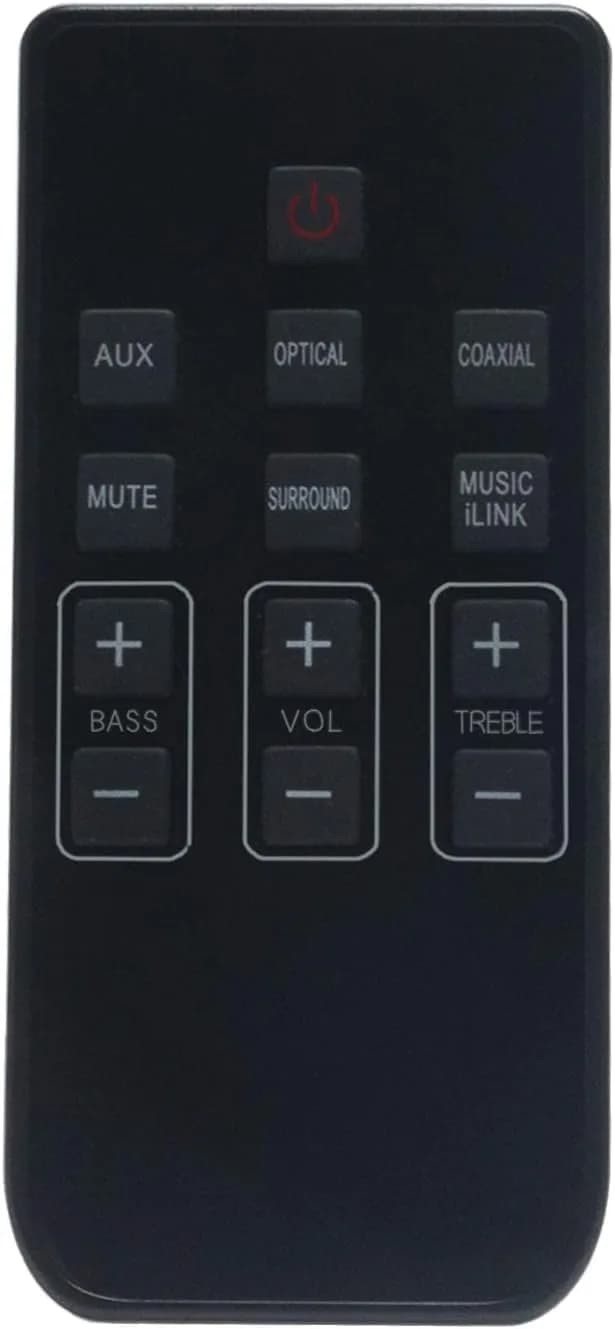 WINFLIKE Replacement Remote Control for Philips Soundbar CSS2123 | 1 Unit — Black