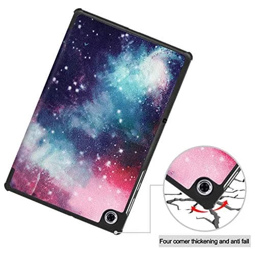 Ratesell Smart Trifold Stand Case for Lenovo Tab M10 FHD Plus (2nd Gen) 10.3" (24.79cm) with Auto Sleep/Wake | Outer Space thumbnail 6