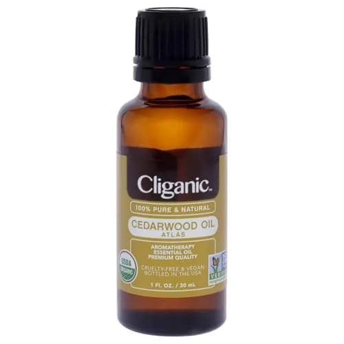 Cliganic Organic Cedarwood Essential Oil for Diffuser, 30ml (1 Fl Oz) | USDA Organic Certified, Pure & Multipurpose thumbnail 4