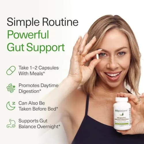 BIOptimizers Probiotic Breakthrough 30 Capsules | Gut & Digestive Support for Adults thumbnail 5
