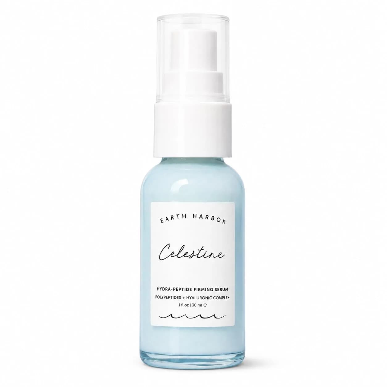 Earth Harbor Celestine Hydra-Peptide Firming Serum 1 Fl Oz | Hydrates & Revives Skin