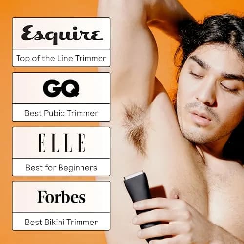 MERIDIAN The Trimmer Original Body Hair Trimmer for Men | 0.5-12mm Cutting Length, Rechargeable thumbnail 4