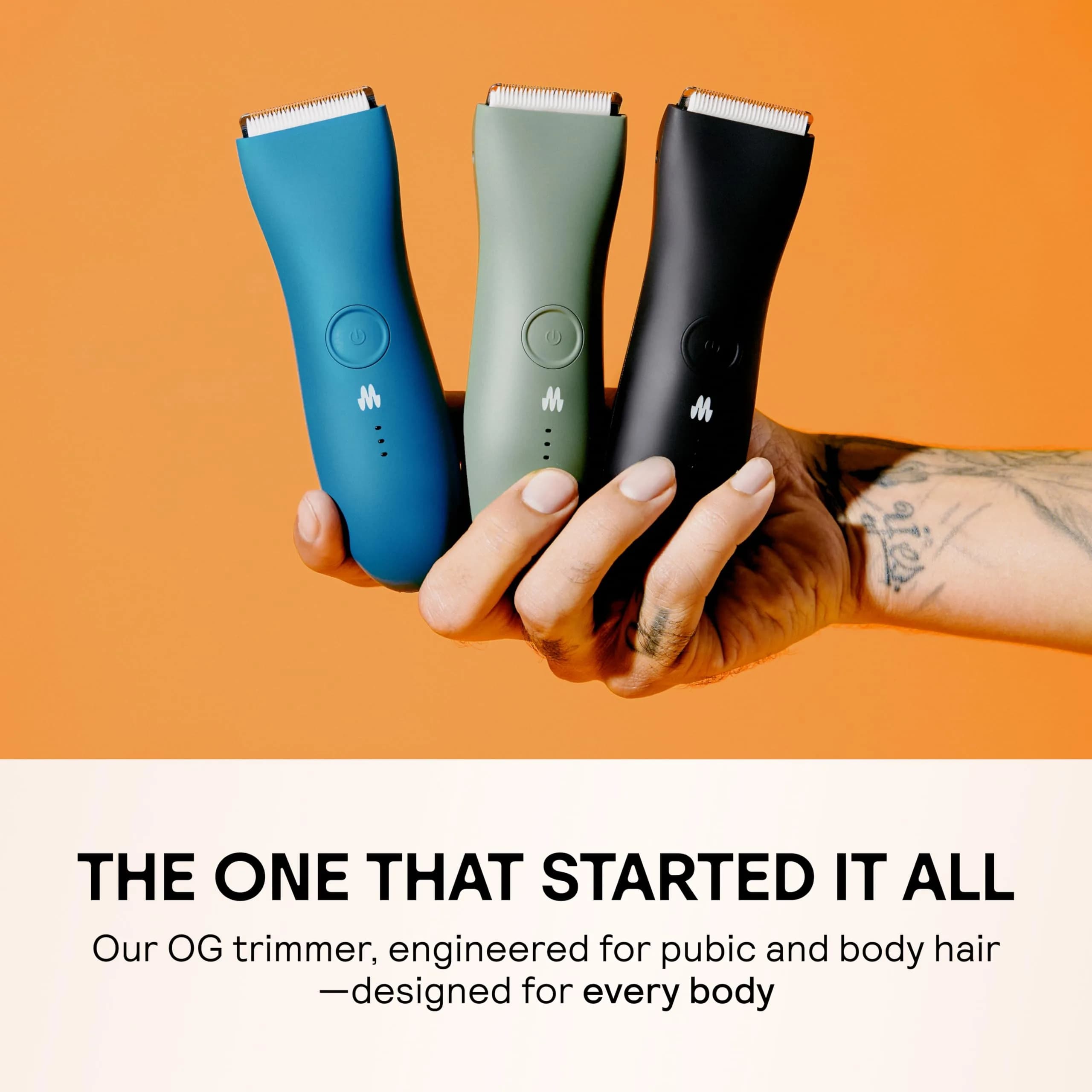 MERIDIAN The Trimmer Original Body Hair Trimmer for Men | 0.5-12mm Cutting Length, Rechargeable - view 9