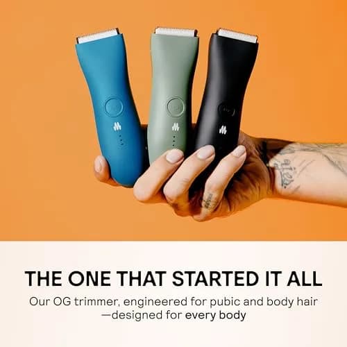 MERIDIAN The Trimmer Original Body Hair Trimmer for Men | 0.5-12mm Cutting Length, Rechargeable thumbnail 9