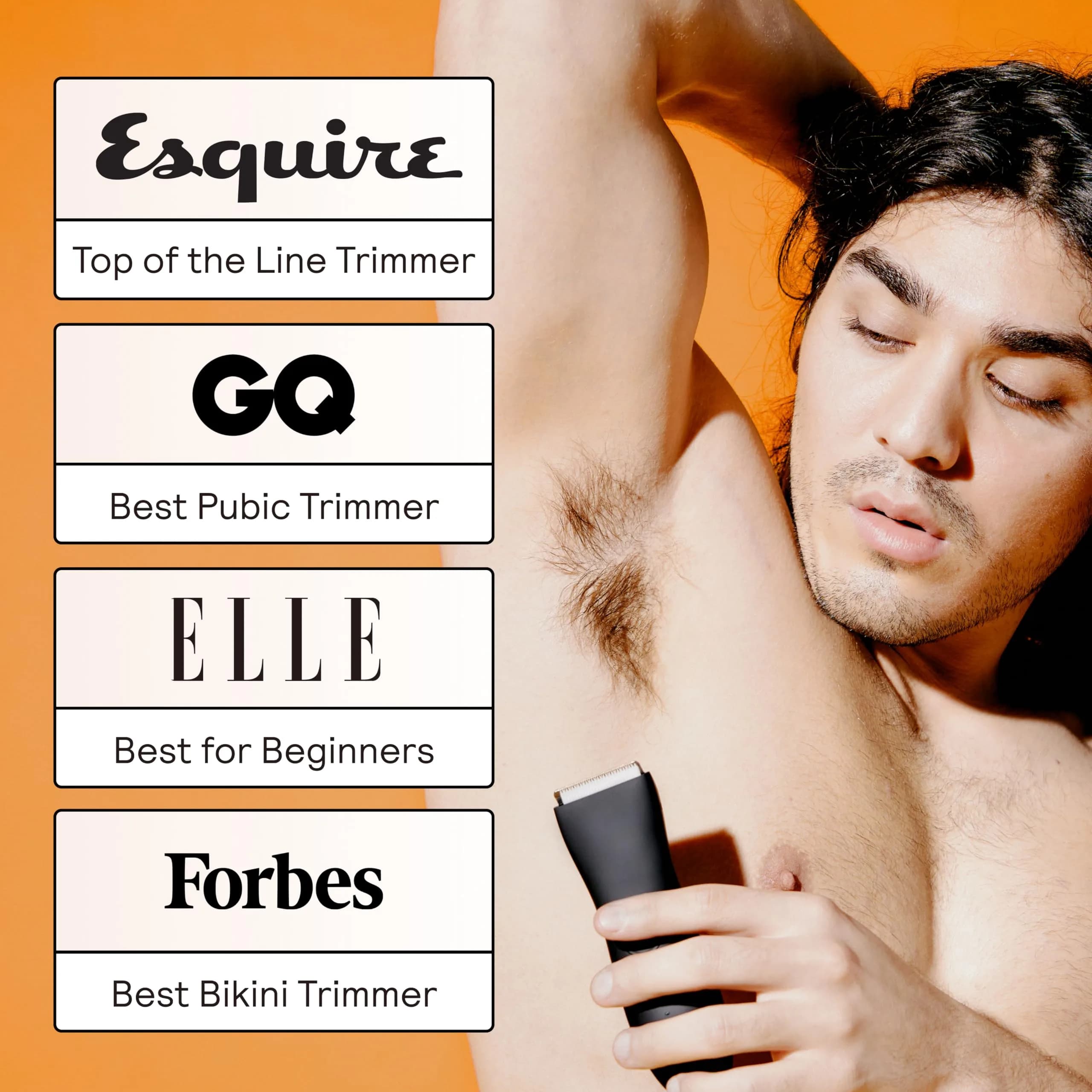 MERIDIAN The Trimmer Original Body Hair Trimmer for Men | 0.5-12mm Cutting Length, Rechargeable - view 4