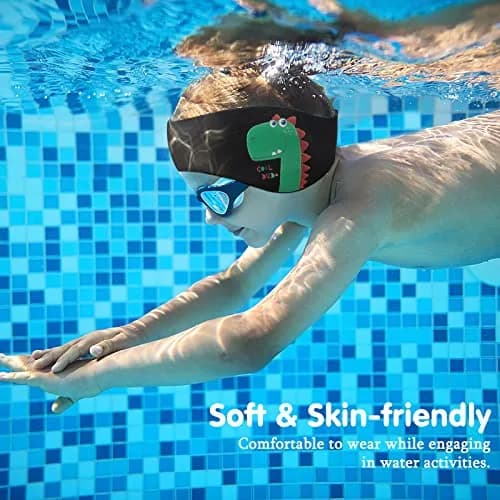 HeySplash Kids Swim Headband, Neoprene Ear Protection Band Keep Water Out for 4-9 Years thumbnail 4