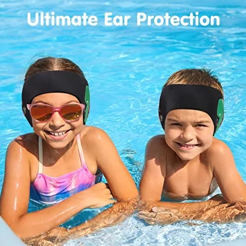 HeySplash Kids Swim Headband, Neoprene Ear Protection Band Keep Water Out for 4-9 Years thumbnail 2