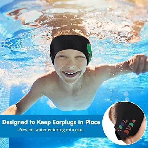 HeySplash Kids Swim Headband, Neoprene Ear Protection Band Keep Water Out for 4-9 Years thumbnail 3