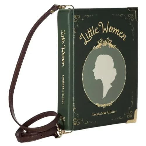 Well Read Crossbody Purse for Book Lovers - Vegan Leather, Large | Inspired by Little Women thumbnail 1