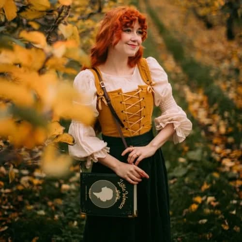 Well Read Crossbody Purse for Book Lovers - Vegan Leather, Large | Inspired by Little Women thumbnail 3