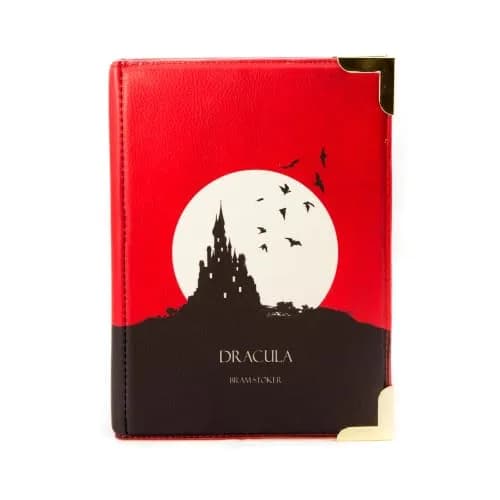 Well Read Crossbody Purse for Book Lovers - Dracula, Vegan Leather, Large | Gothic Book Cover Handbag thumbnail 5