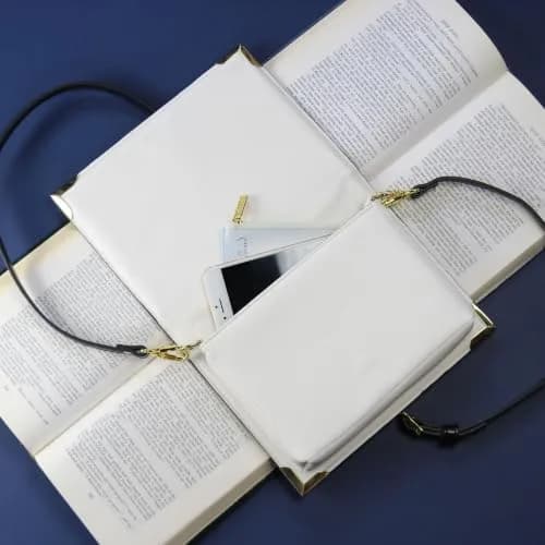 Well Read Crossbody Purse for Book Lovers - Dracula, Vegan Leather, Large | Gothic Book Cover Handbag thumbnail 7