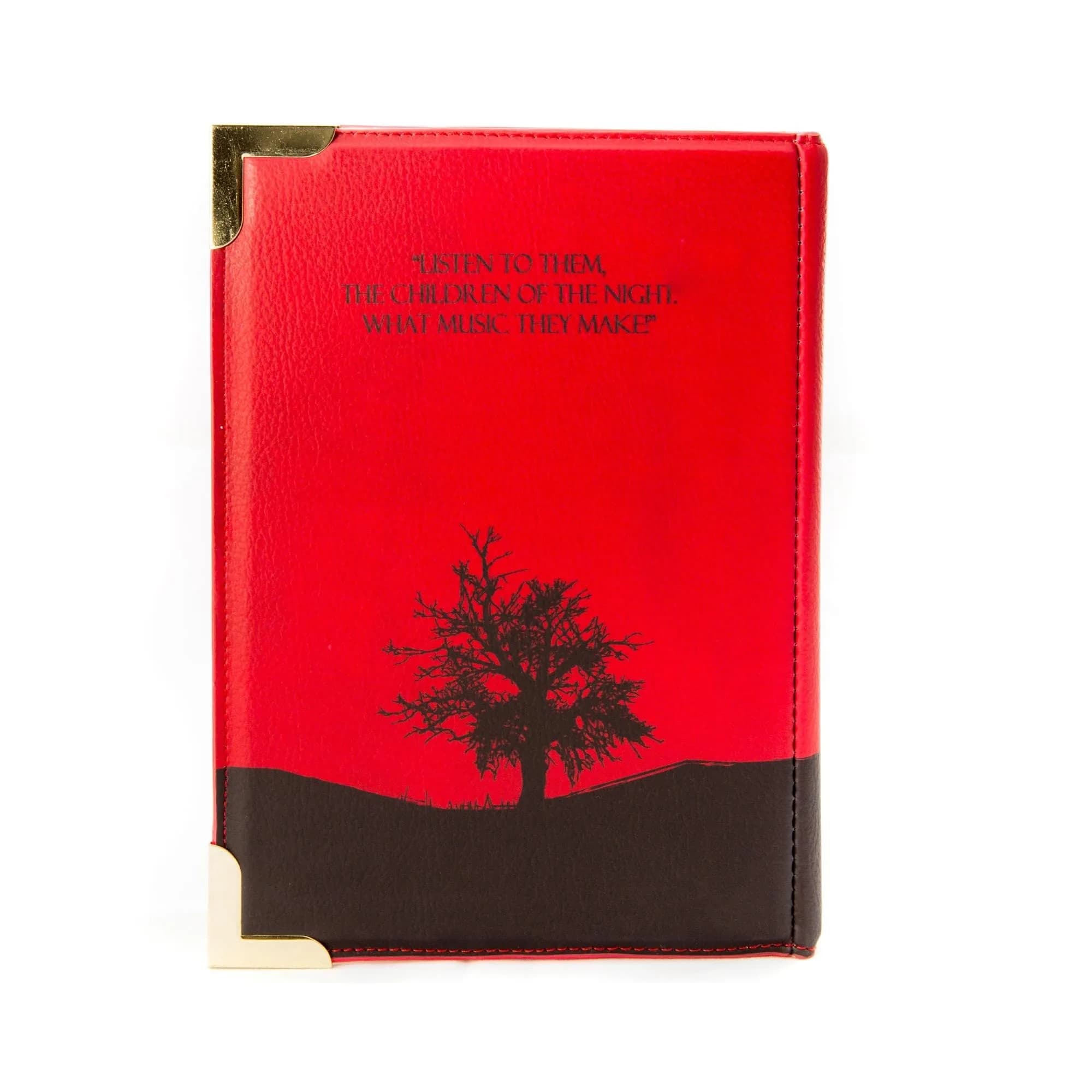 Well Read Crossbody Purse for Book Lovers - Dracula, Vegan Leather, Large | Gothic Book Cover Handbag — Dracula Moon Red