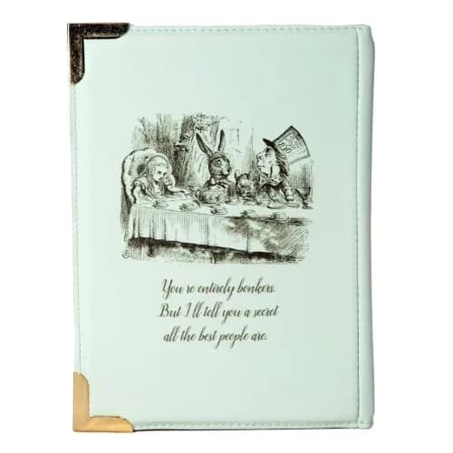 Well Read Alice in Wonderland Large Book Themed Purse for Literary Lovers – Handbag & Crossbody Bag, Faux Leather, 25x19x5cm thumbnail 5