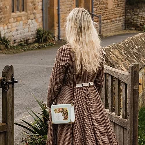 Well Read Alice in Wonderland Large Book Themed Purse for Literary Lovers – Handbag & Crossbody Bag, Faux Leather, 25x19x5cm thumbnail 8