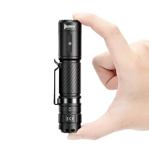 WUBEN C3 Flashlight 1200 Lumens | Rechargeable, 6 Modes, IP68 Waterproof, Compact for Everyday Carry thumbnail 1