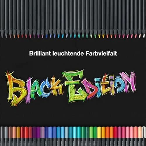 Faber-Castell Black Edition Colored Pencils, Classic (12 Count) | FSC Certified Wood thumbnail 7