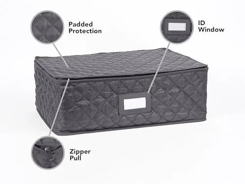 Covermates Keepsakes Storage Box 19.25W x 13D x 6.5H | Padded, Dust-Free, ID Window thumbnail 5